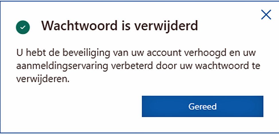 Microsoft verwijder uw wachtwoord | SoftwareGeeknl