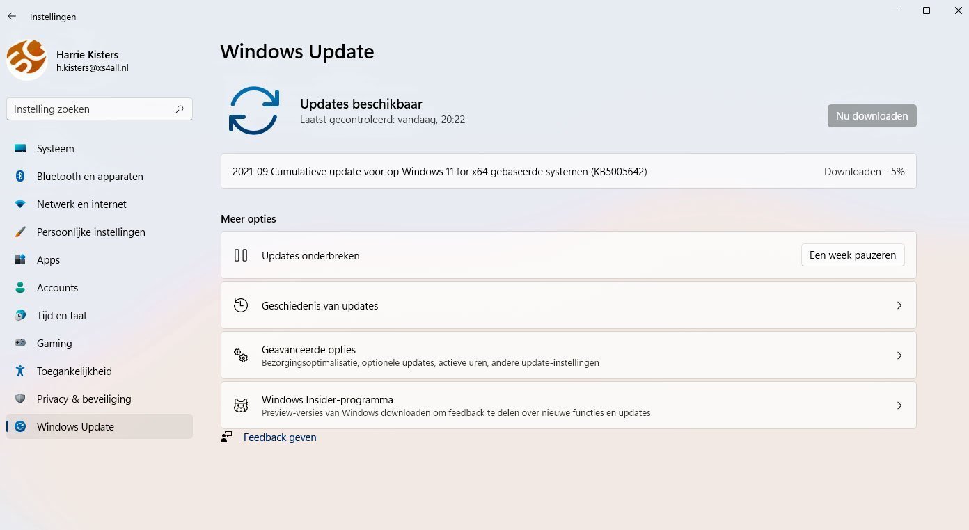 Windows 11 Update Kb5005642 is Uit