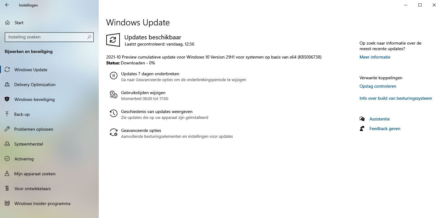 Update Kb5006738 Voor Windows 10 21h1