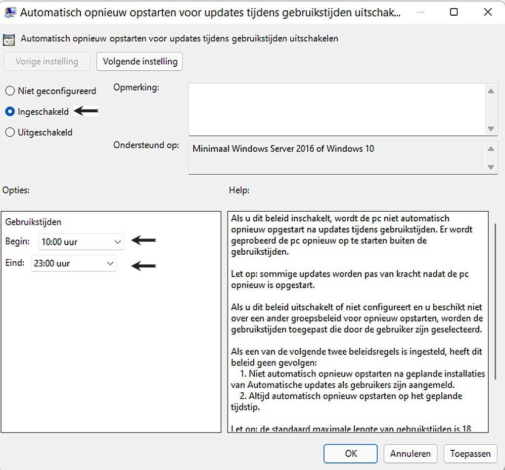 | SoftwareGeeknl Stel Zo De Windows 11 Actieve Uren in | Softwaregeeknl
