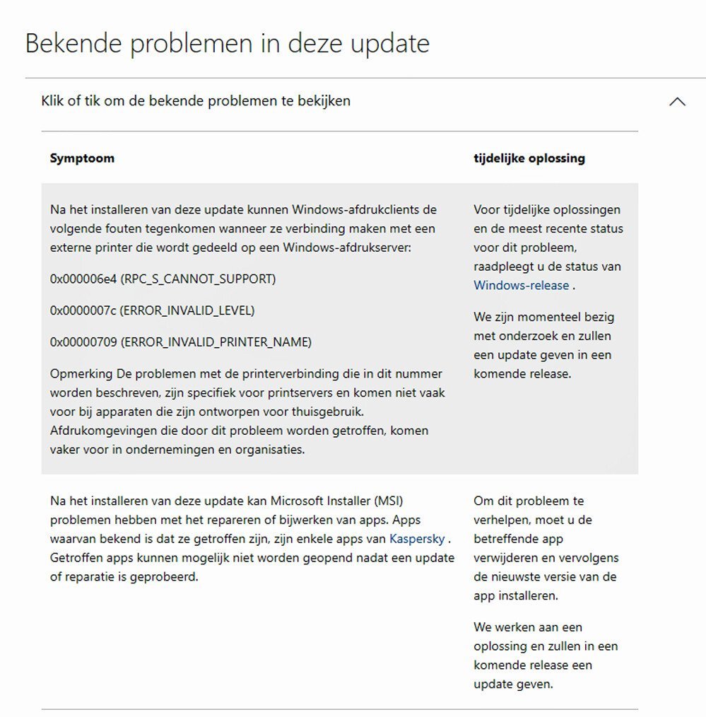 Windows 10 En 11 Hebben Installer Probleem