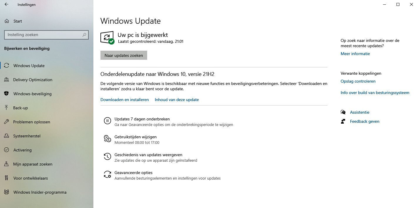 Microsoft Brengt Windows 10 21h2 Uit