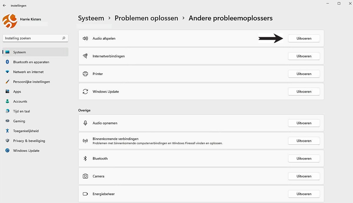 Beheer Geluidsinstellingen in Windows 11