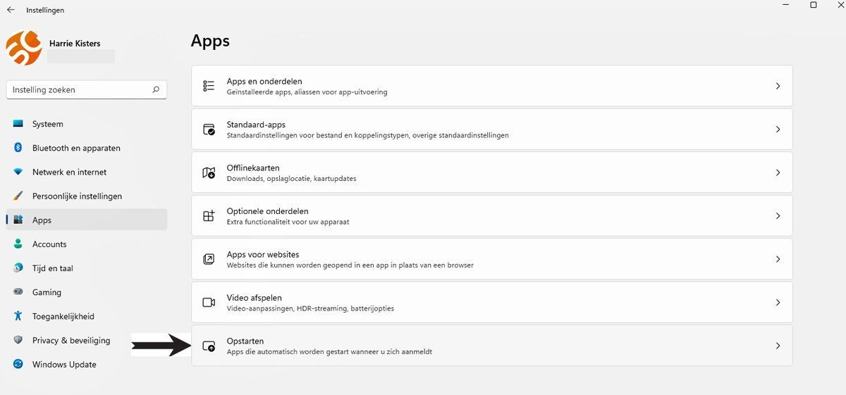 Voorkom Dat Apps Opstarten Met Windows 11