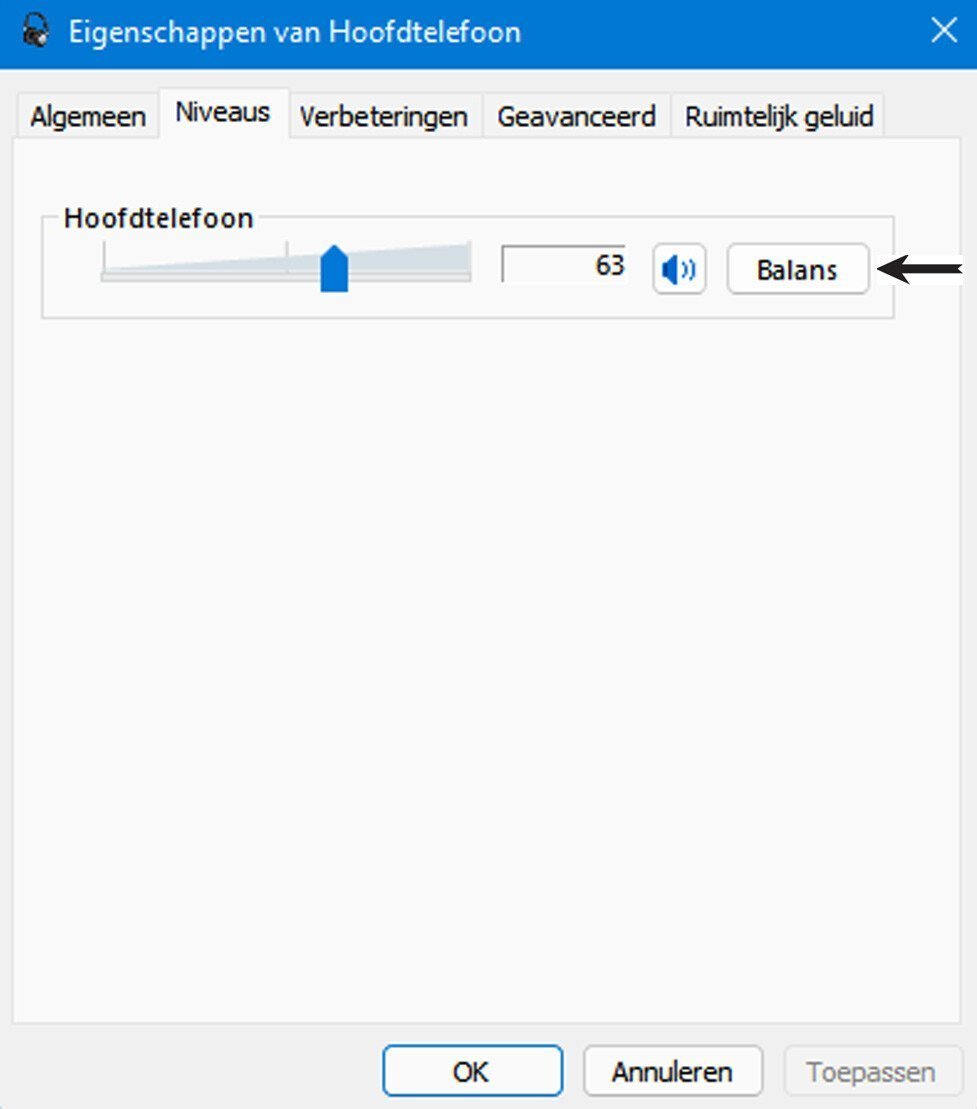 Beheer Geluidsinstellingen in Windows 11