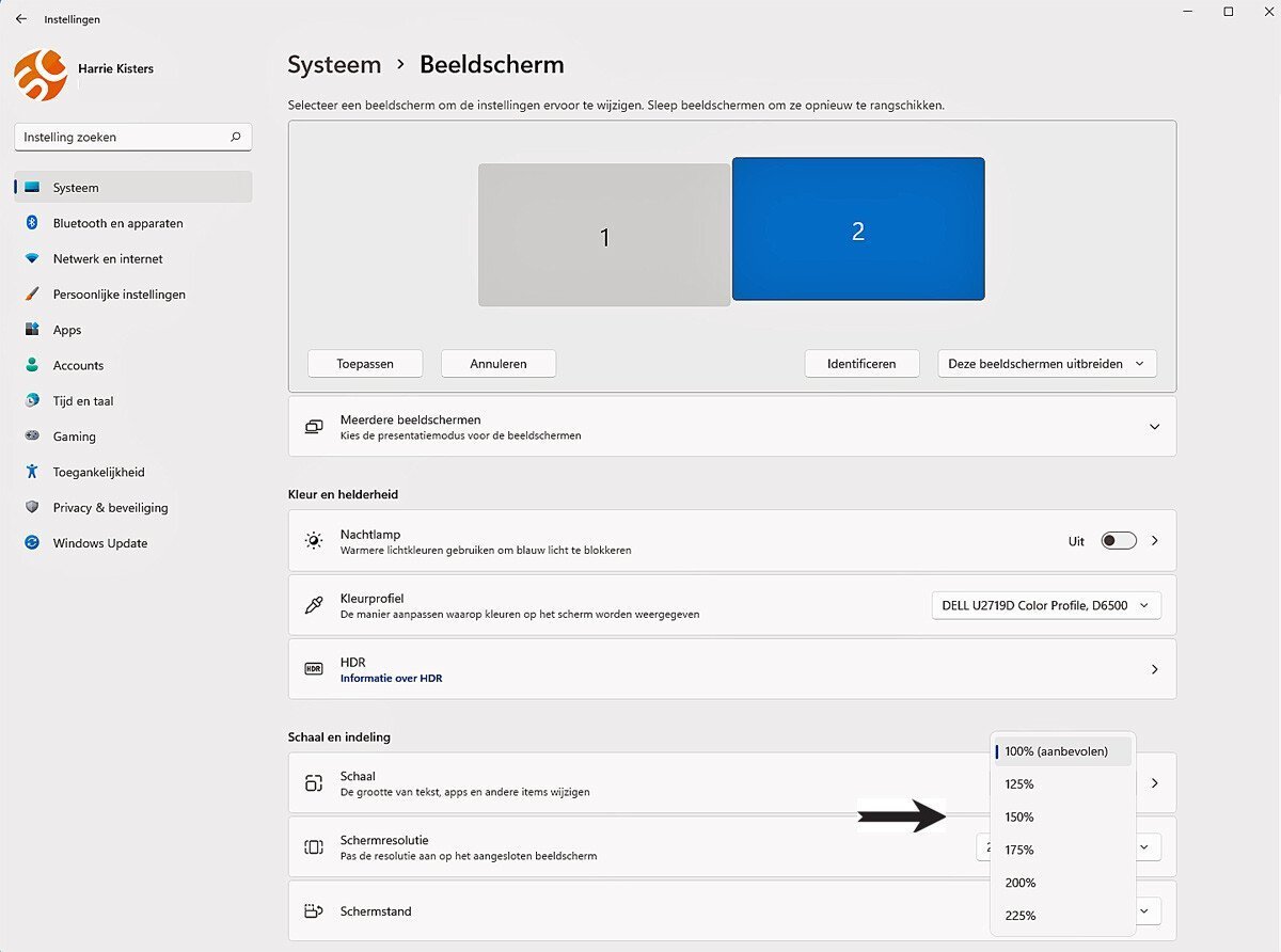 Meerdere Monitoren Instellen in Windows 11