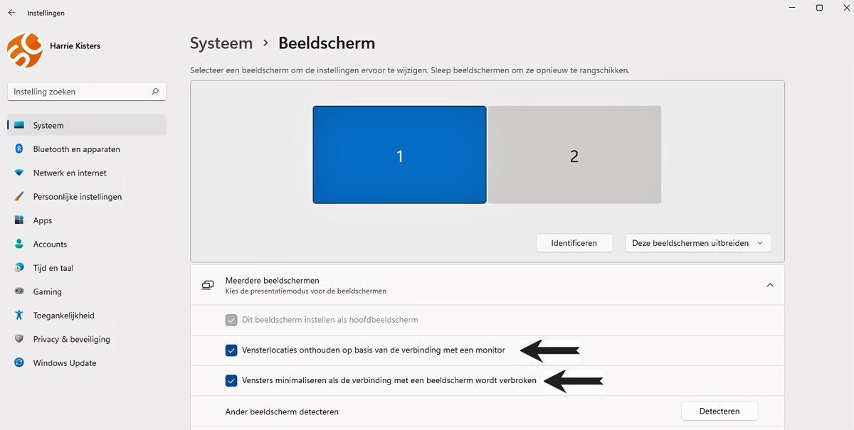 Meerdere Monitoren Instellen in Windows 11