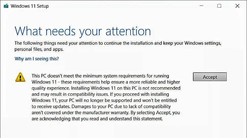 Watermerk niet ondersteunde pc Windows 11