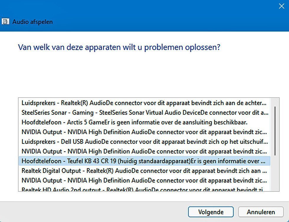 Beheer Geluidsinstellingen in Windows 11