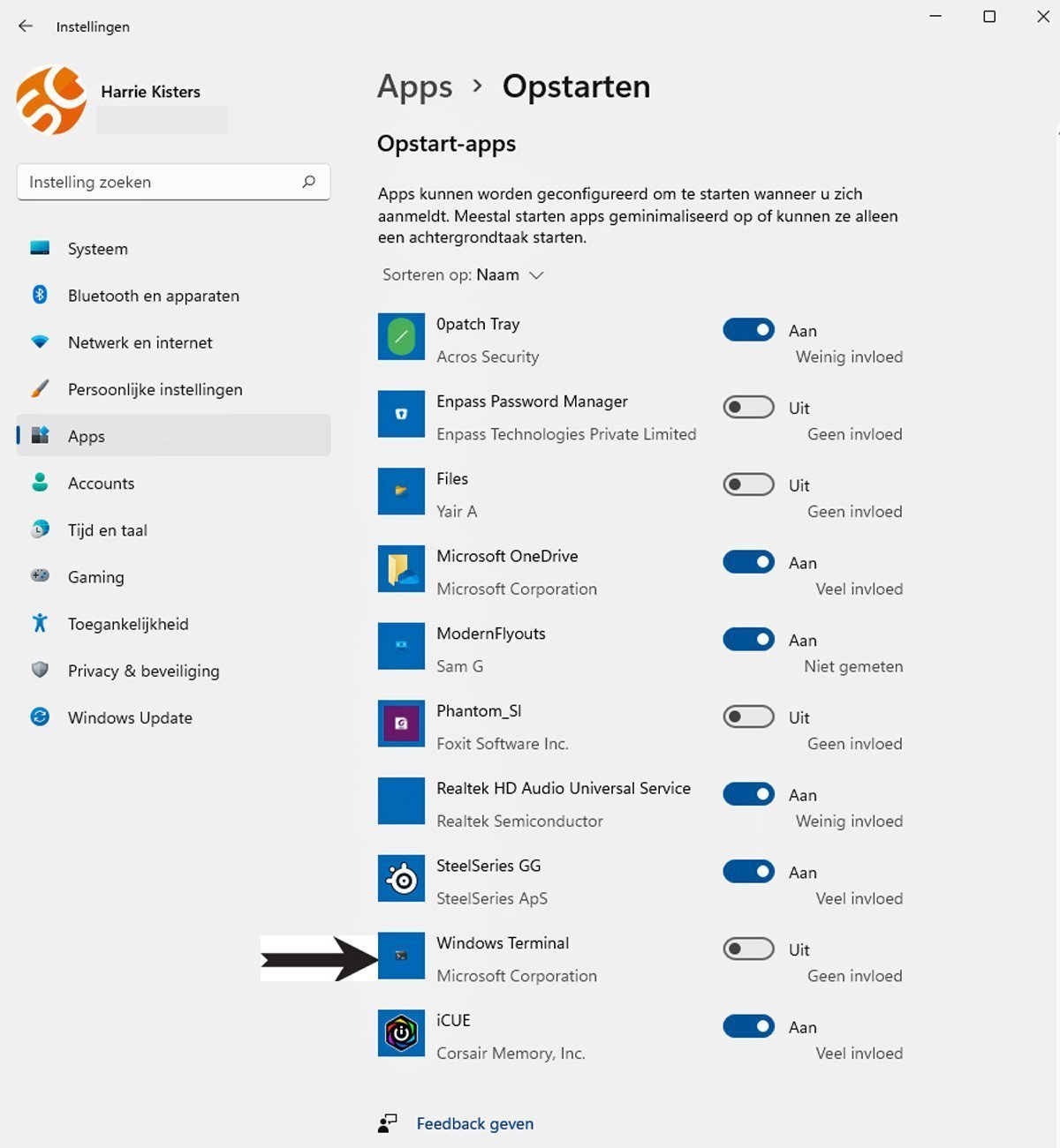 Voorkom Dat Apps Opstarten Met Windows 11