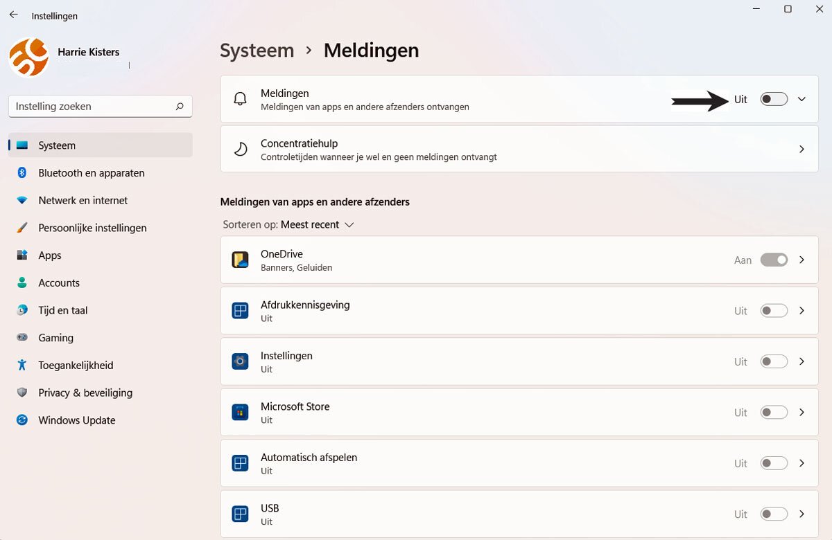 Krijg Zo Minder Meldingen in Windows 11