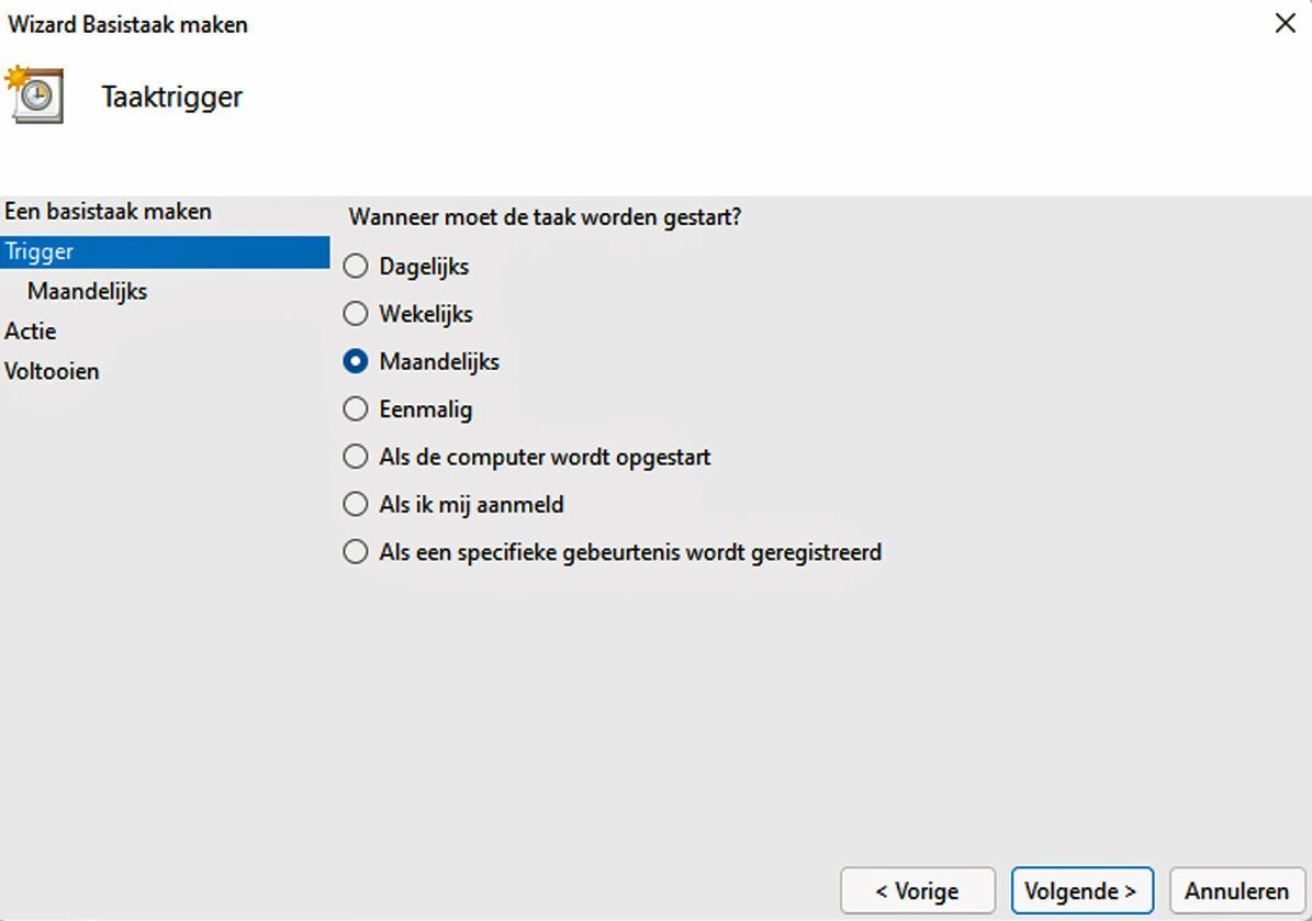 Maak Geautomatiseerde Taken in Windows 11