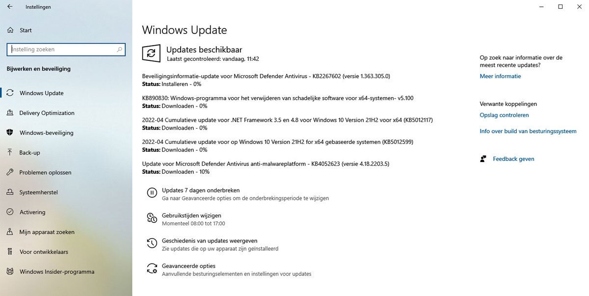 Patch Dinsdag Updates Voor Windows 10