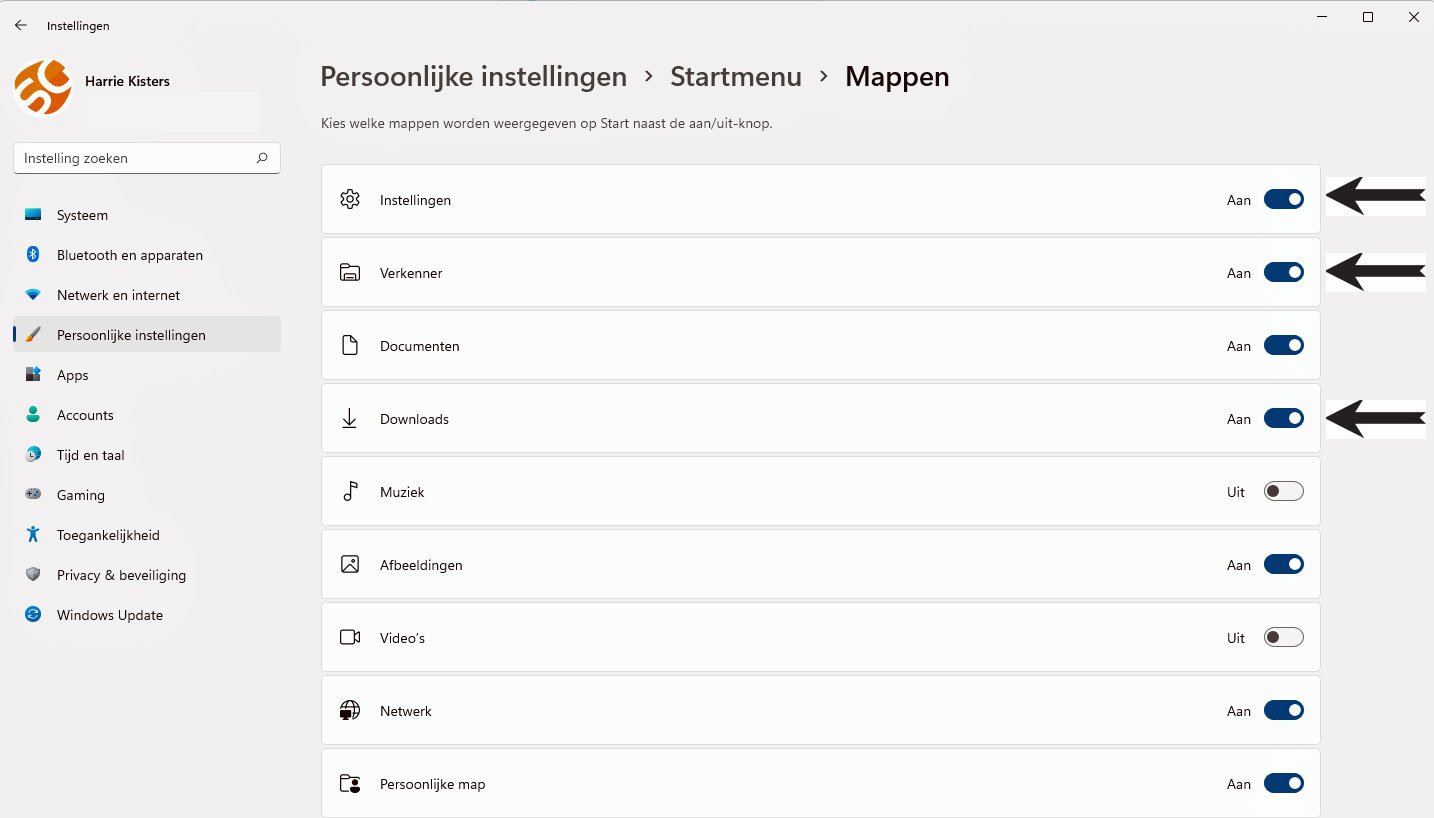 Zo Beheert U Het Menu Start in Windows 11