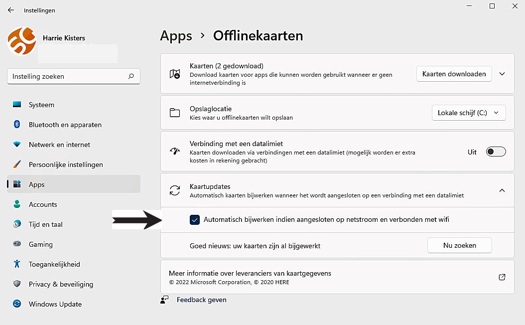 | SoftwareGeeknl Kaarten Offline Beheren in Windows 11 | Softwaregeeknl