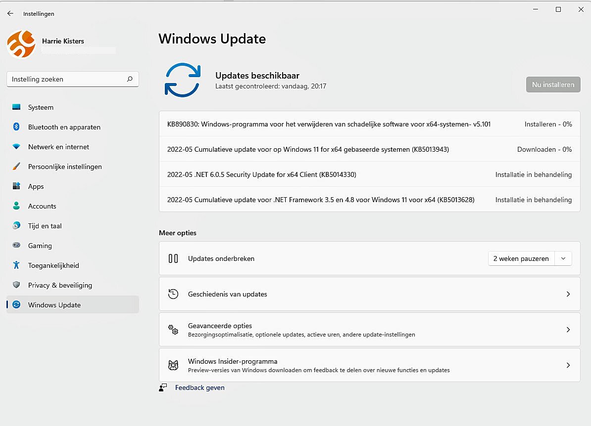 Update Kb5013943 Voor Windows 11 is Uit