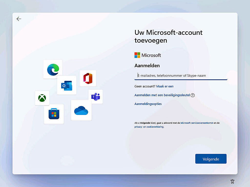 Windows 11 Verplicht ​​microsoft Account