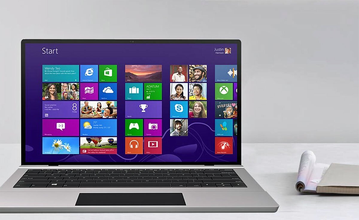 Laptop met Windows 8.1