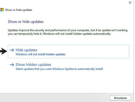 Updates opnieuw installeren in Windows 11