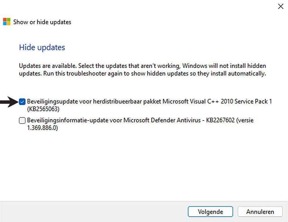 Updates opnieuw installeren in Windows 11