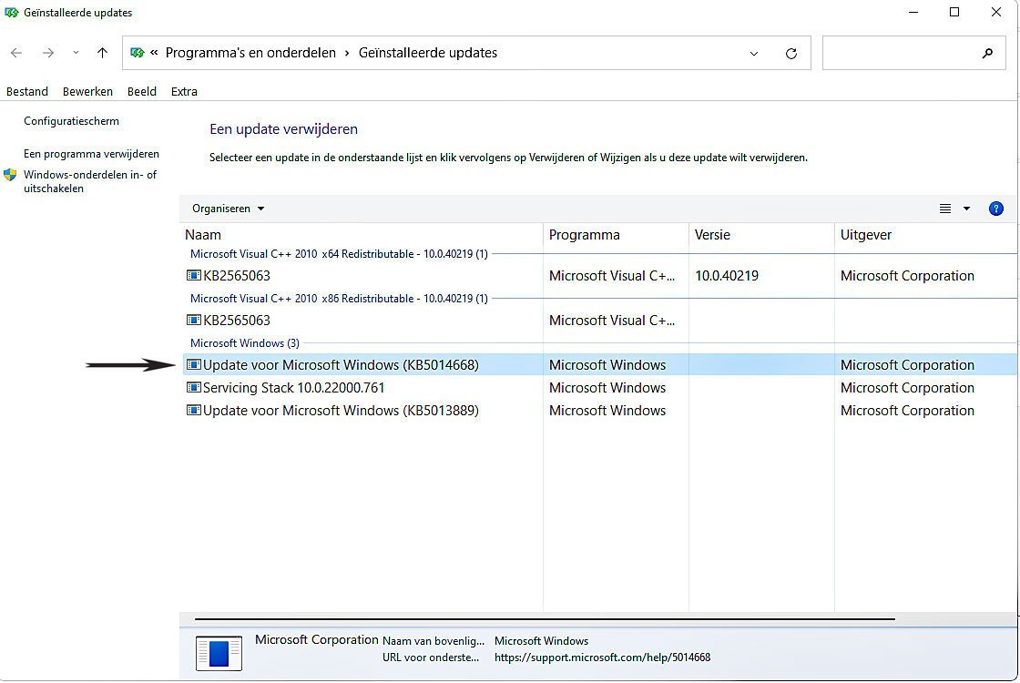 Updates Opnieuw Installeren in Windows 11