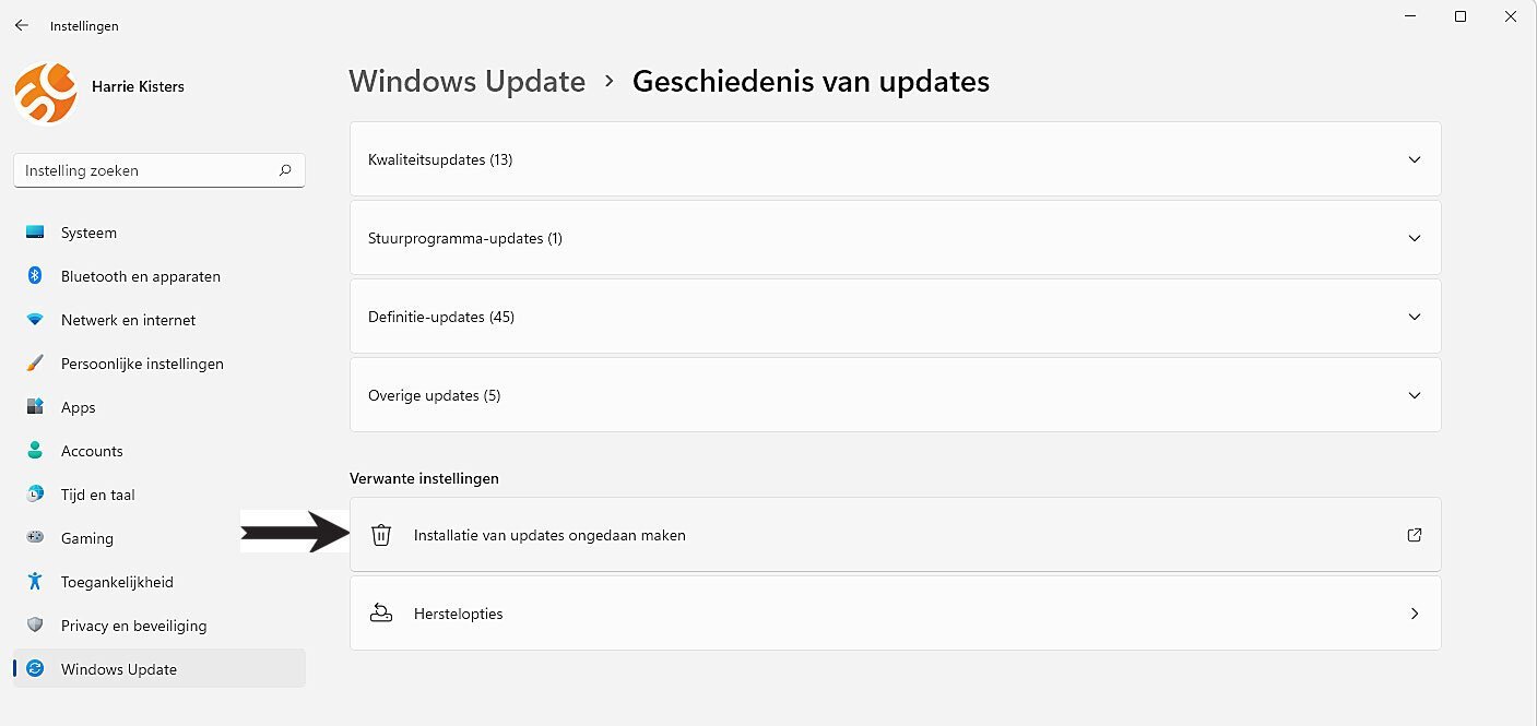 Updates Opnieuw Installeren in Windows 11