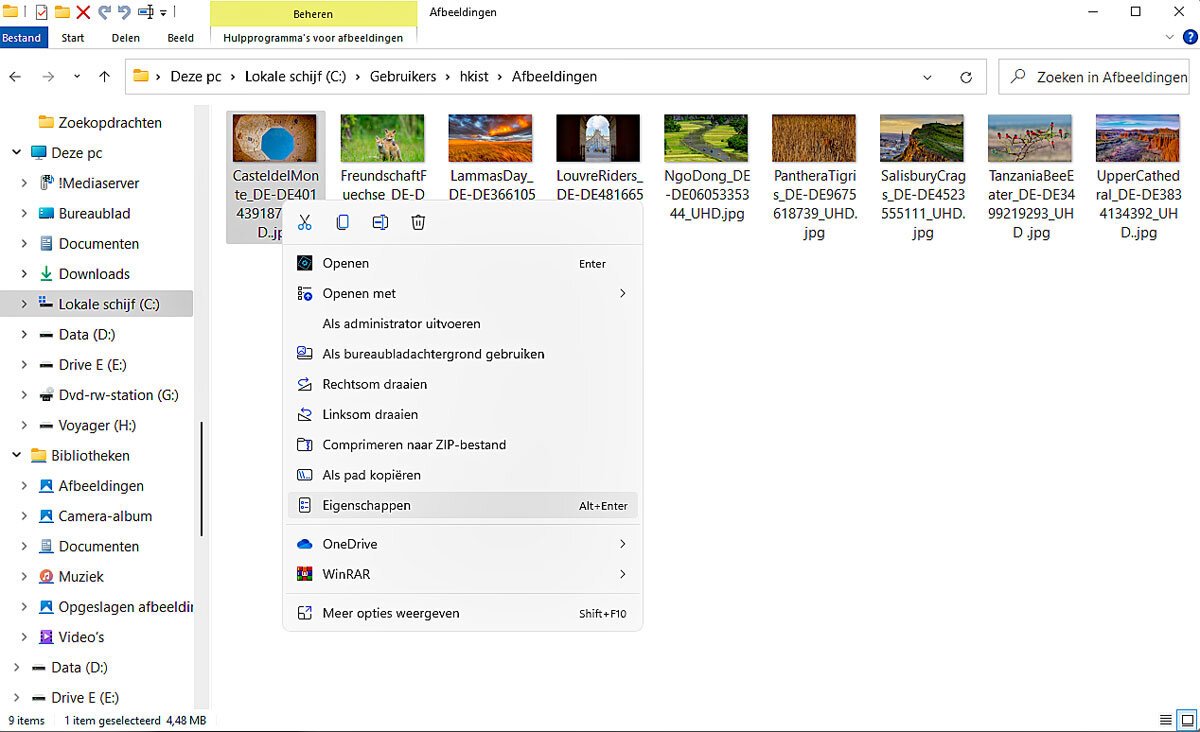 Windows 11 Bewerk Metadata Afbeeldingen
