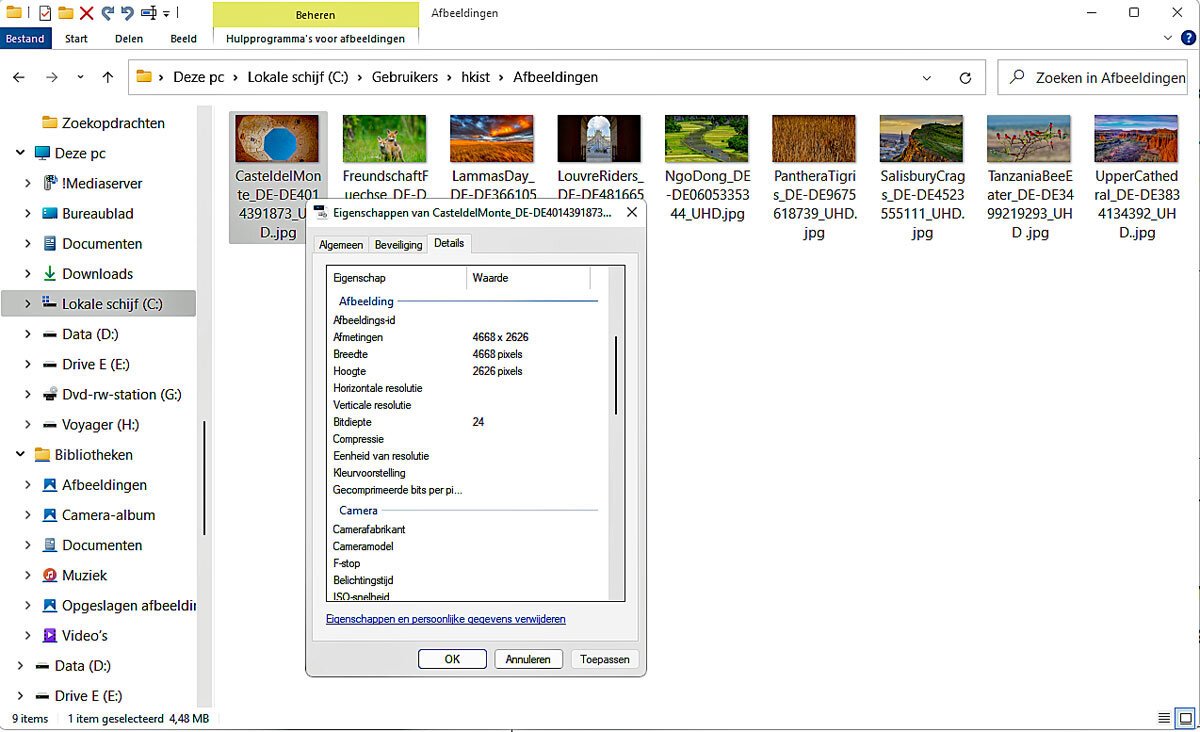Windows 11 Bewerk Metadata Afbeeldingen