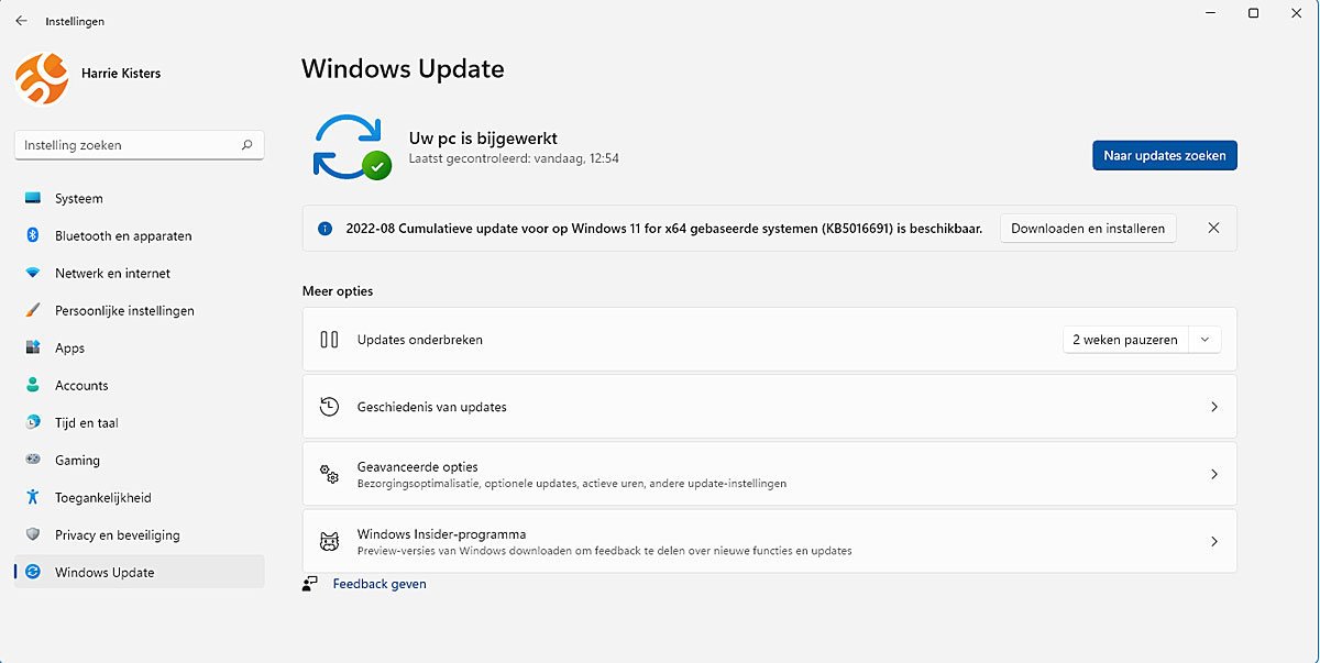 Windows 11 Update Kb5016691 Uitgebracht