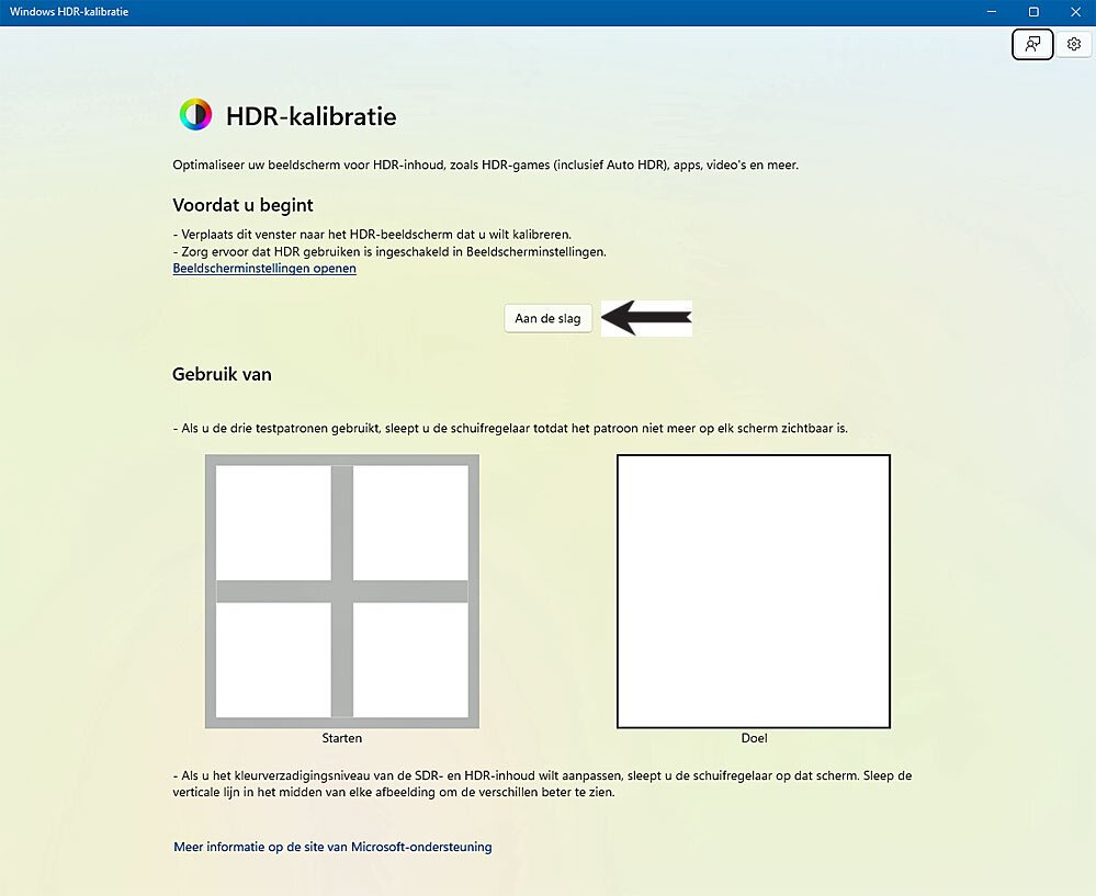 Hdr Kalibratie App Nu in Windows 11 Store