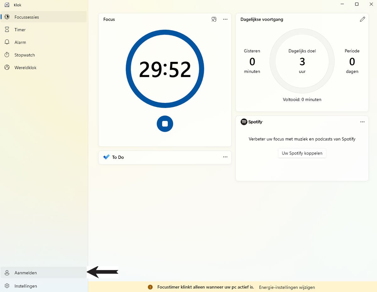 Zo Gebruikt U Focus in Windows 11 22h2