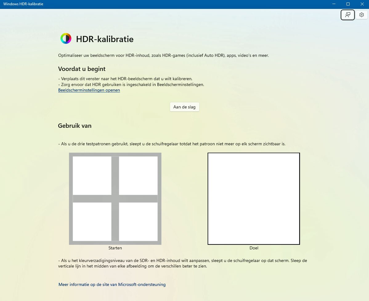 Hdr Kalibratie App Nu in Windows 11 Store