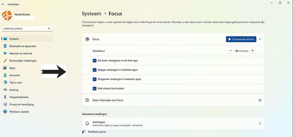 Zo Gebruikt U Focus in Windows 11 22h2