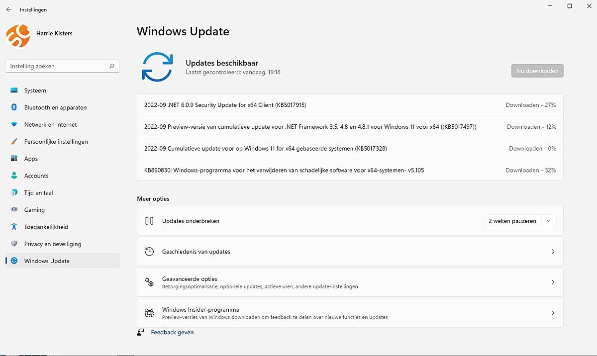 Voor Windows 11 is Nu Update Kb5017328 Uit