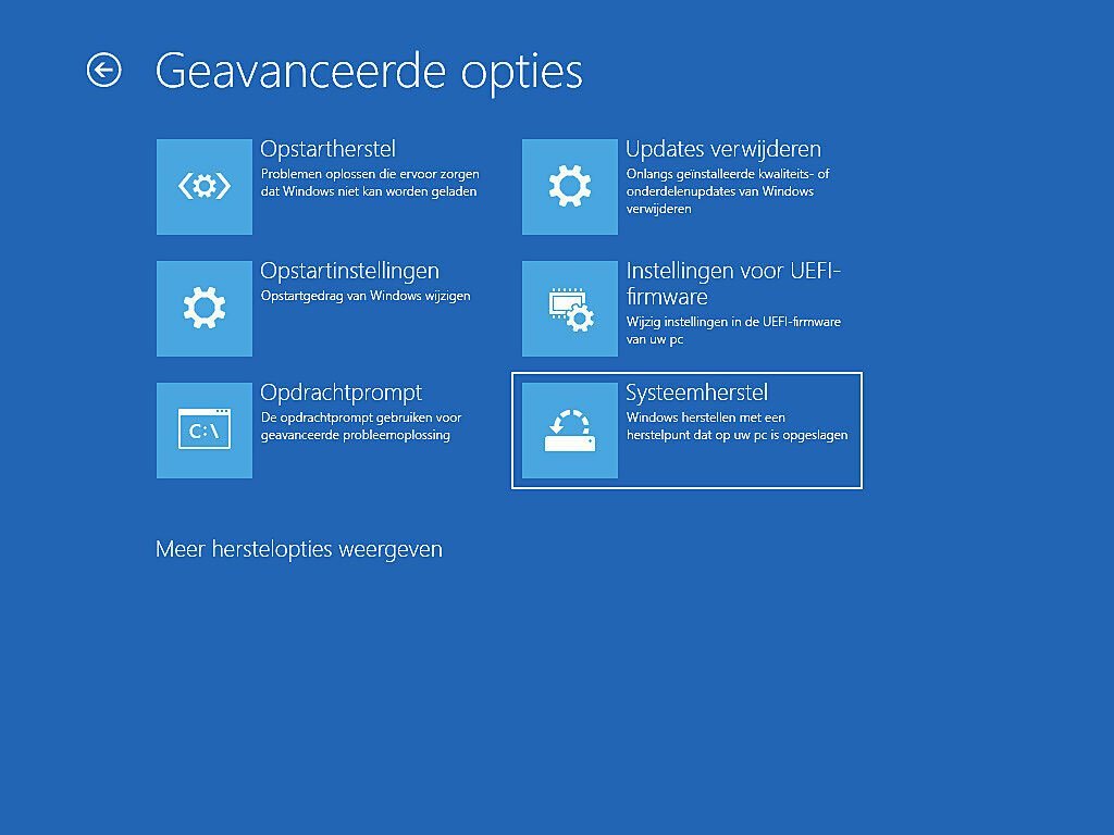 Los Een Zwart Scherm Op in Windows 10