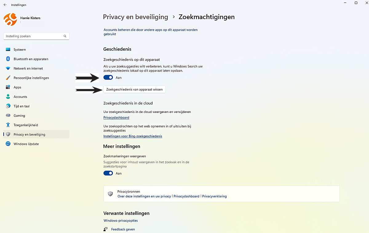 Correct Gebruik Van Zoeken in Windows 11