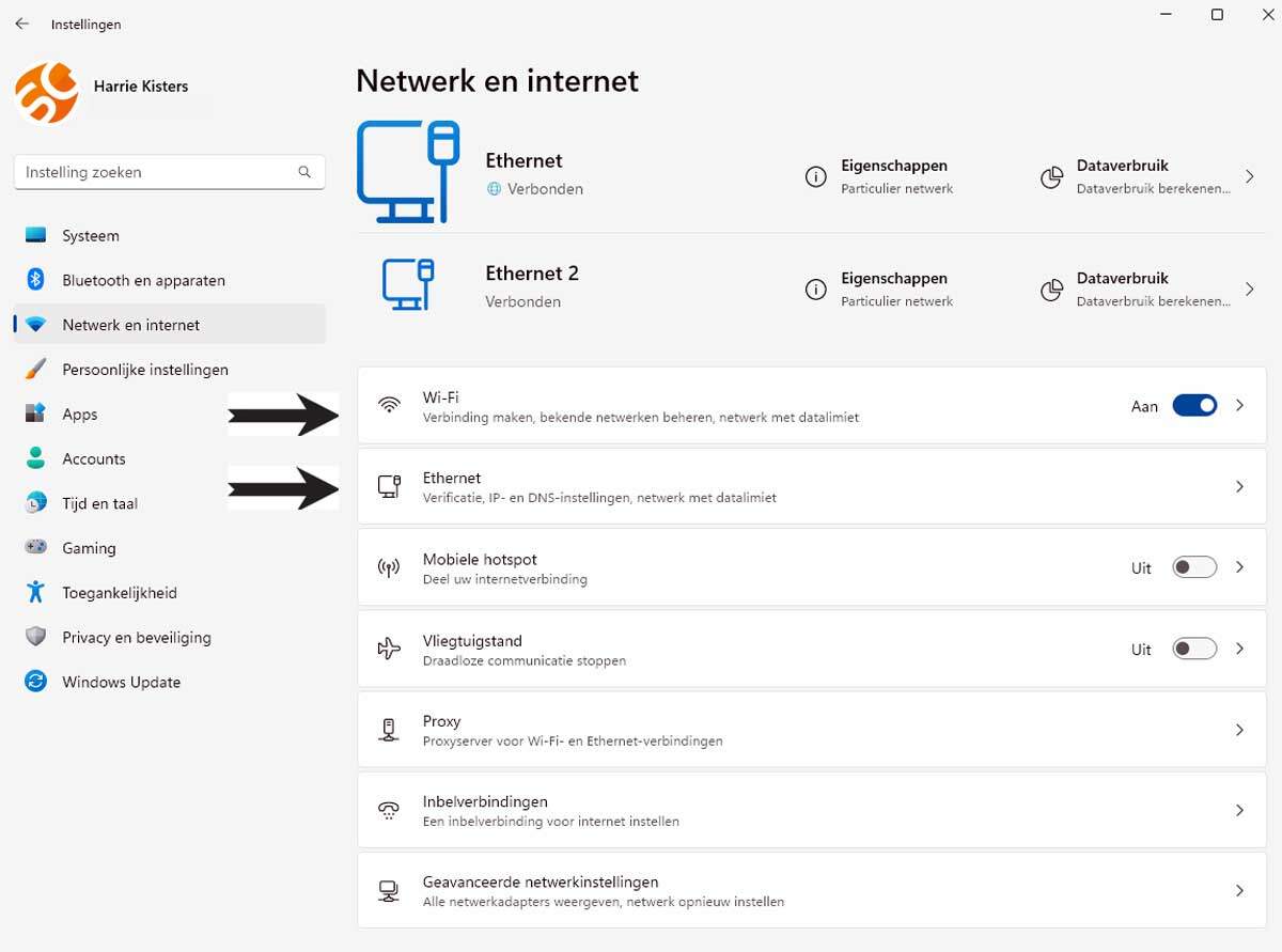 Vindt Zo Het Mac adres in Windows 11