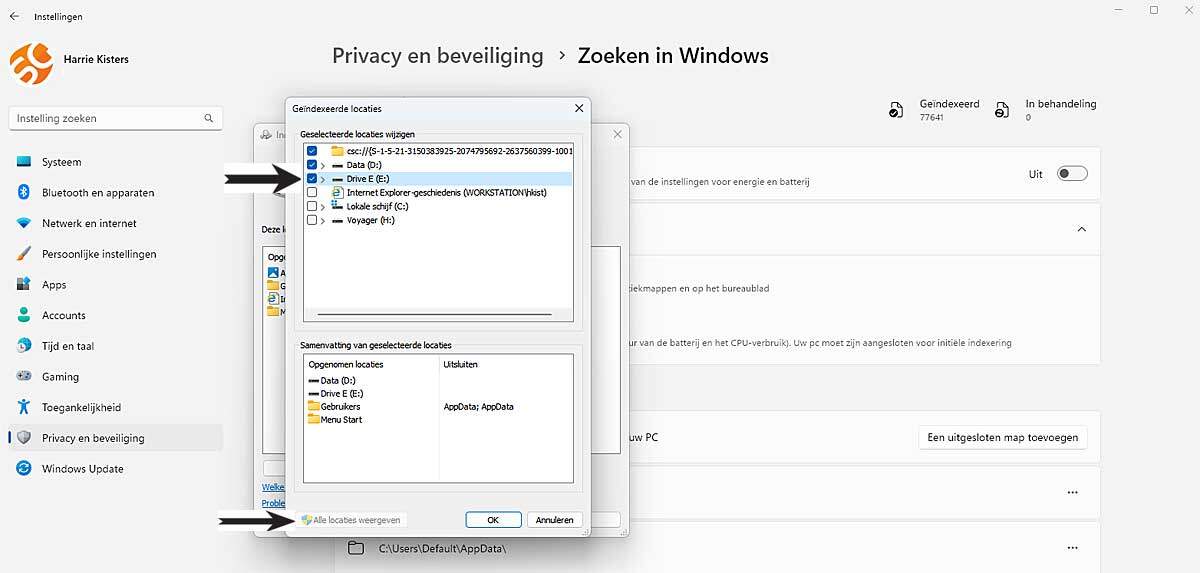 Correct Gebruik Van Zoeken in Windows 11