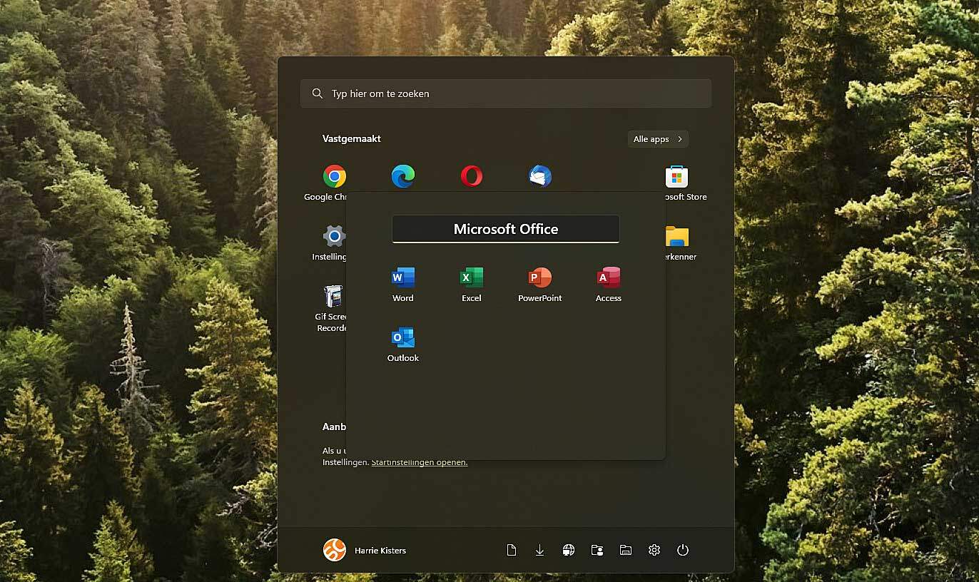 Groepeer Uw Windows 11 Apps in Menu Start