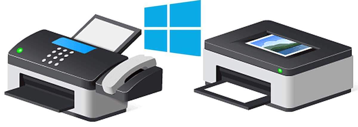 Printers in Windows front