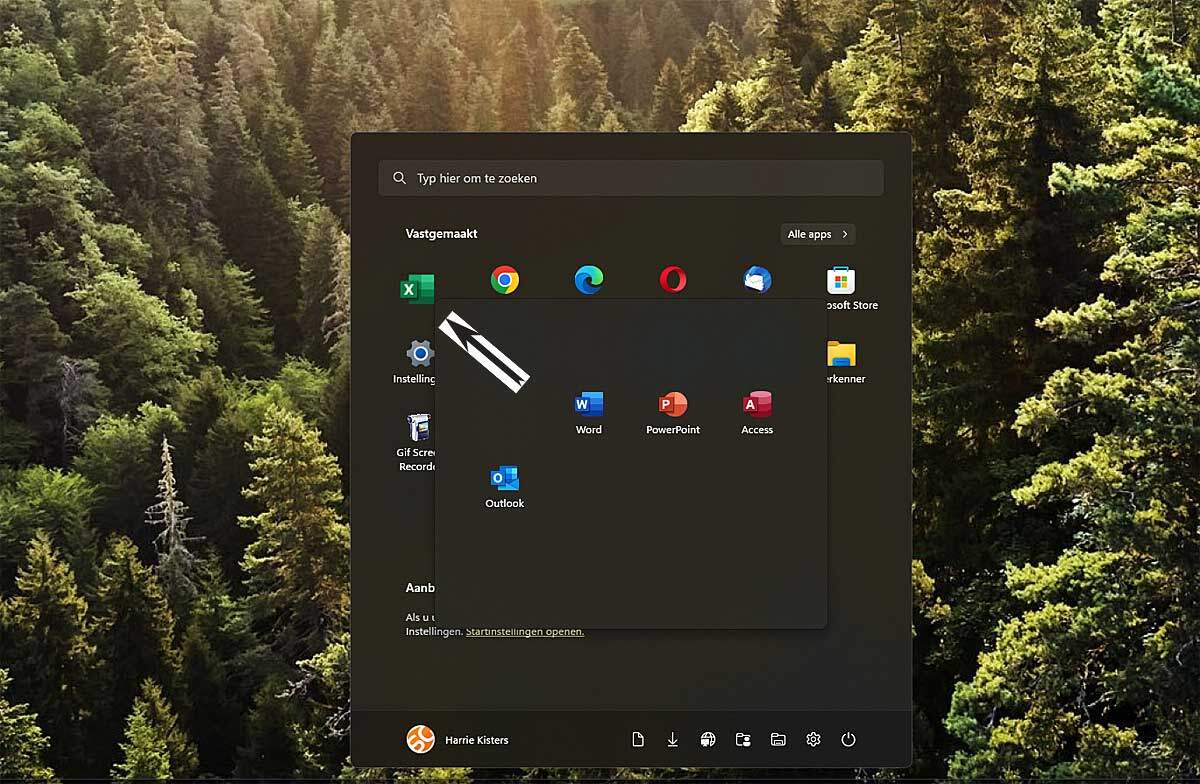 Groepeer Uw Windows 11 Apps in Menu Start