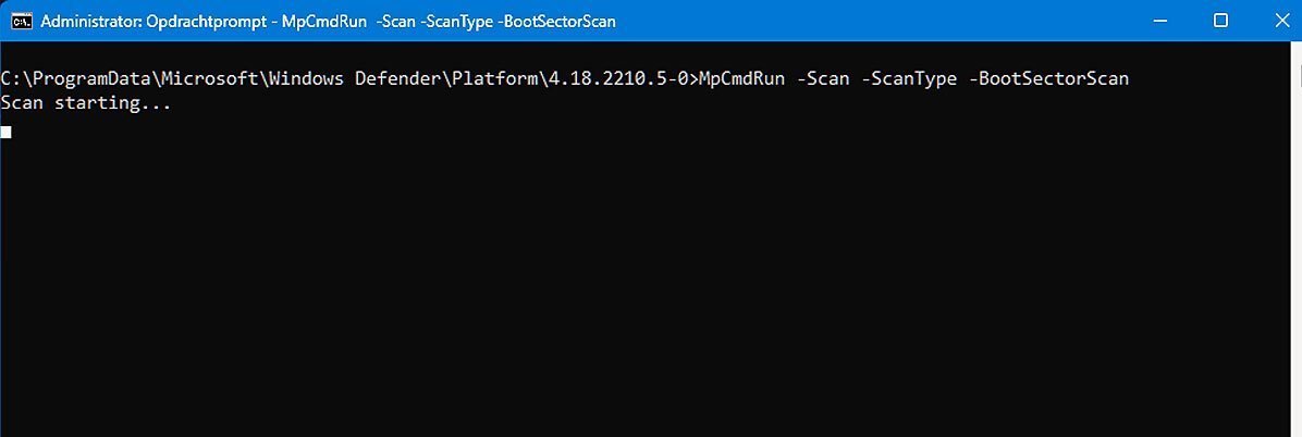 | SoftwareGeeknl Scan Bootsector