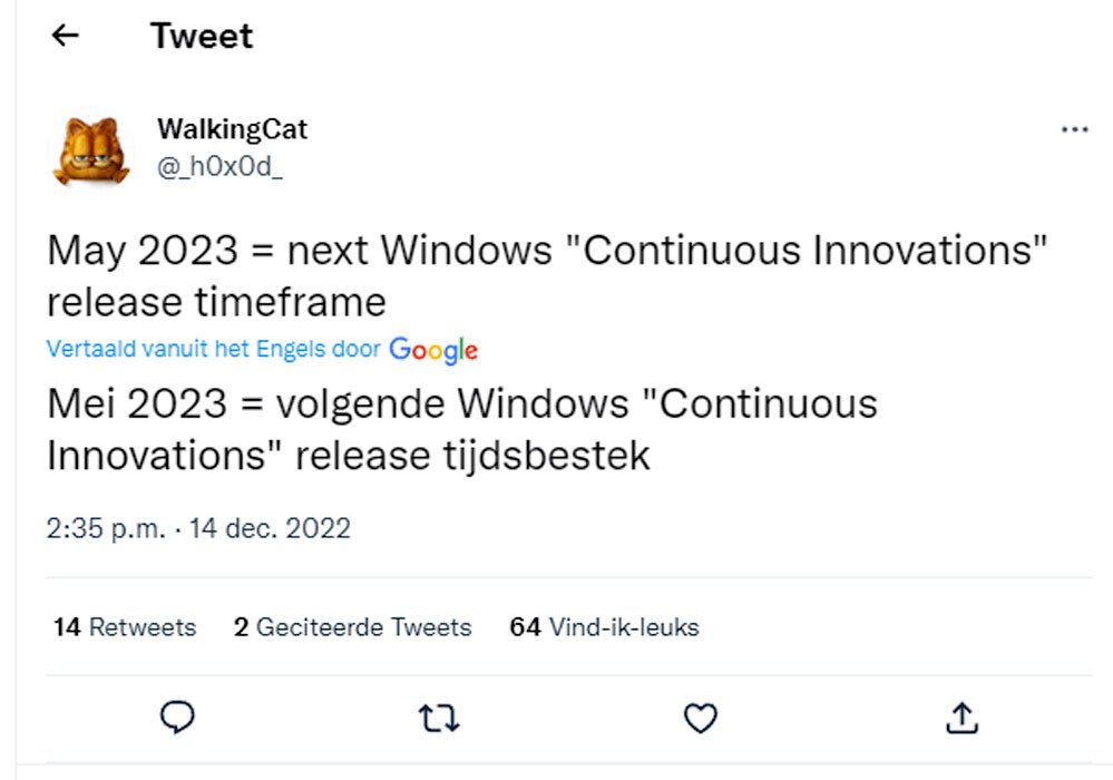 Windows 11 Moments 3 Komt in Mei 2023