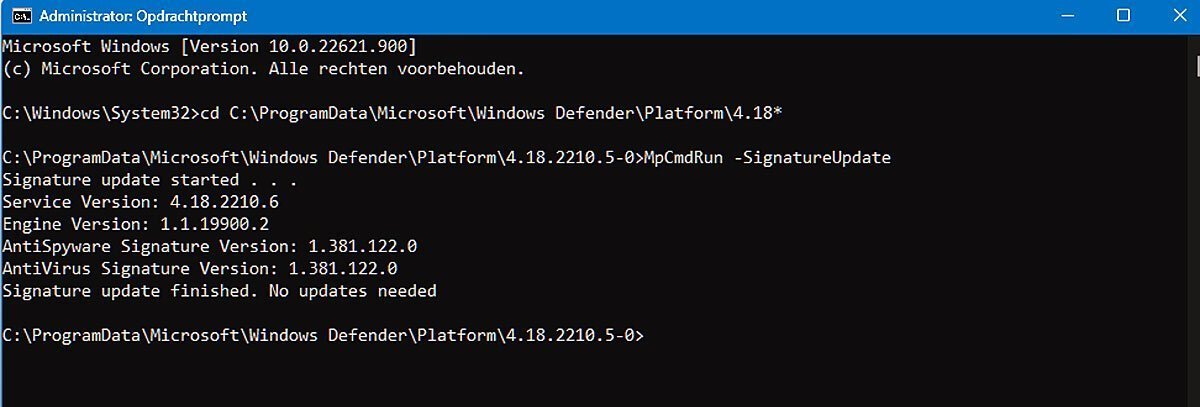Defender Beheren Met De Windows 11 Prompt