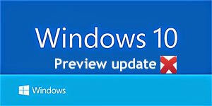 Na maart geen preview updates Windows 10