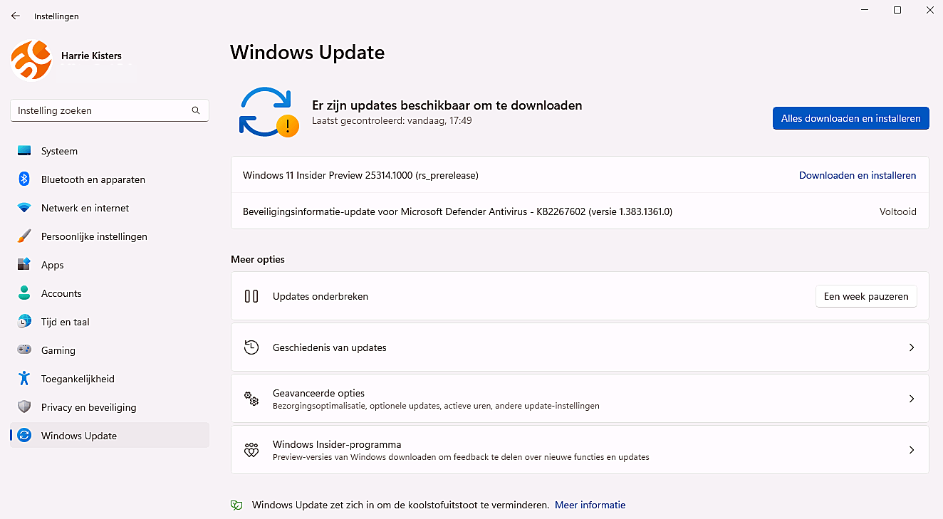 Windows 11 Build 23403 is in Dev kanaal
