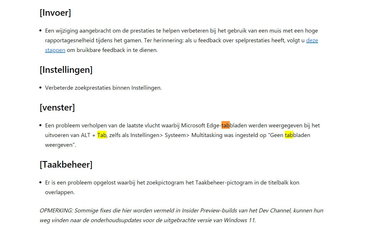 Aantal Windows 11 Tabbladen Wordt Beperkt