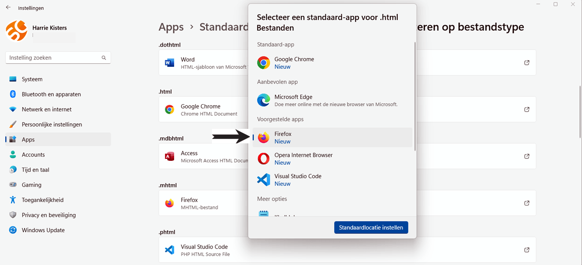 Wijzig Zo De Standaard Apps in Windows 11