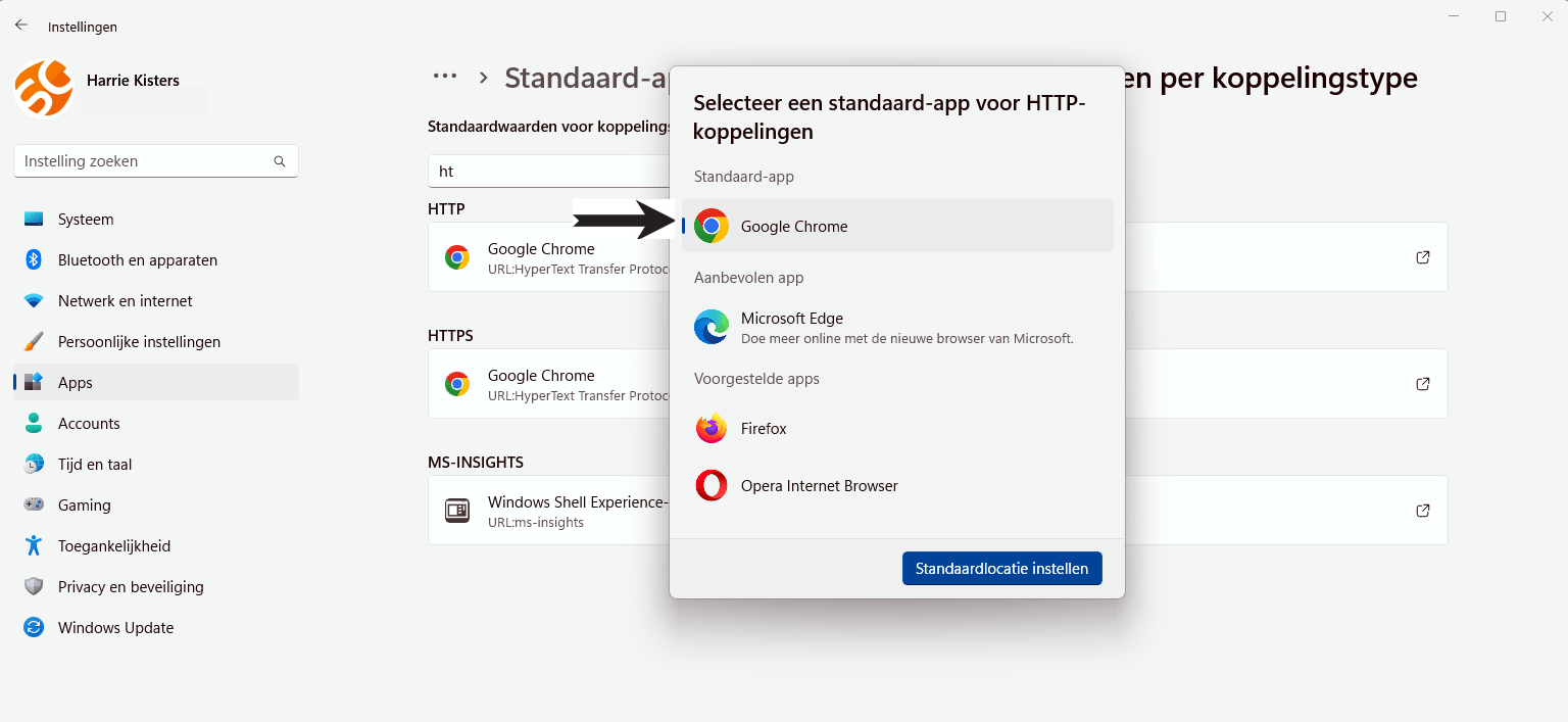 Wijzig Zo De Standaard Apps in Windows 11