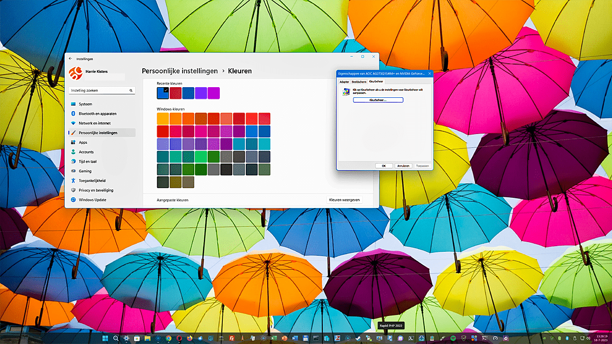 Kies Het Juiste Kleurprofiel in Windows 11